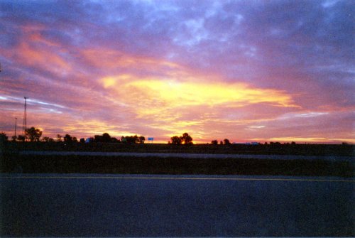 Sunset in the midwest 