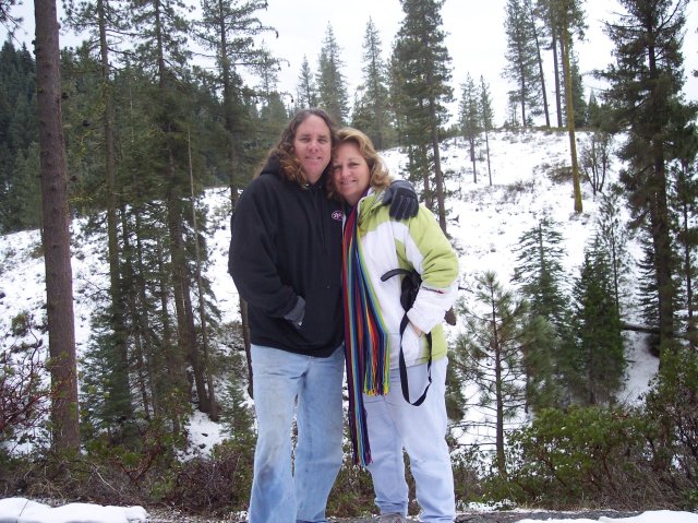Melissa by a Christmas tree in the Ahwahnee 
