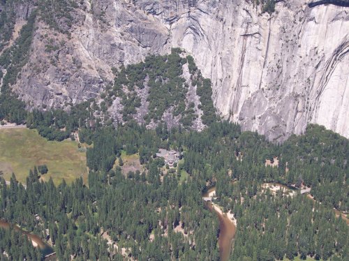 Dad & kids in Yosemite VAlley 