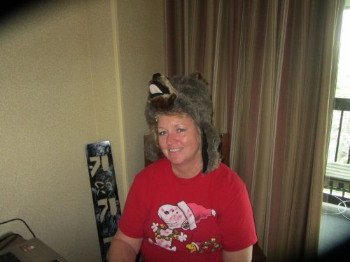 Mom and bear hat
