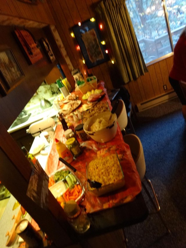 Thanksgiving dinner is ready