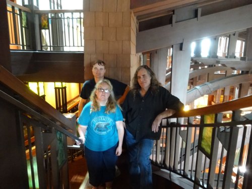 dad and kids at Grand Californian