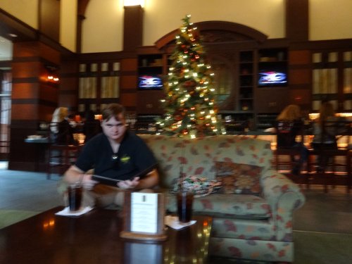 Jonny at the bar