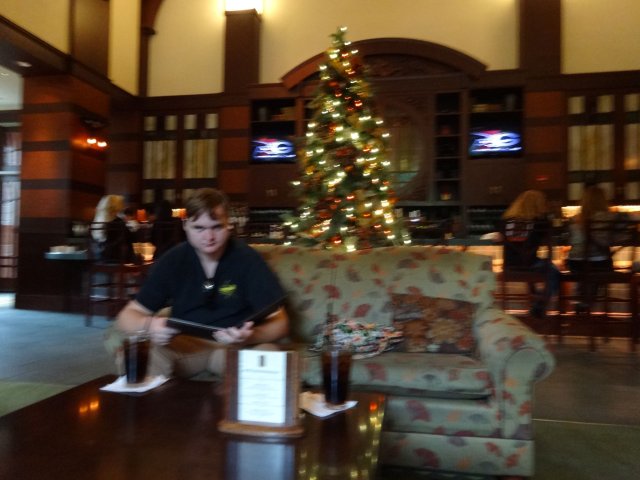 Jonny at the bar