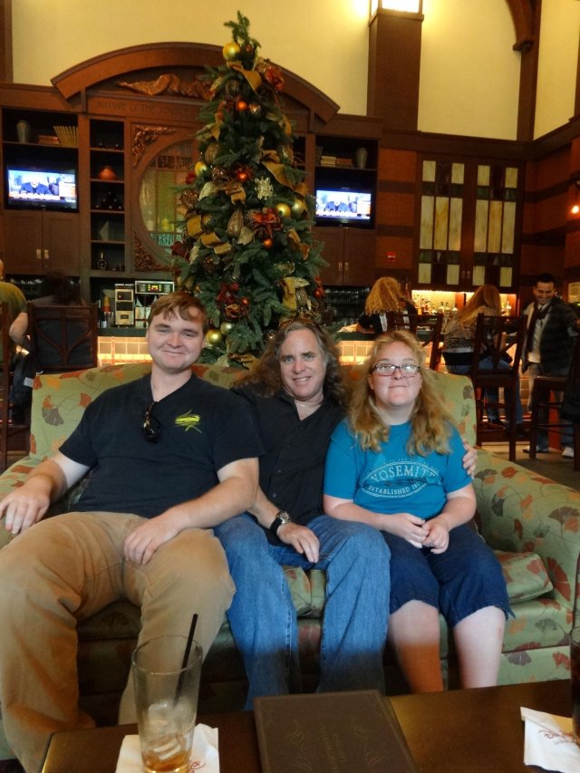 dad and kids