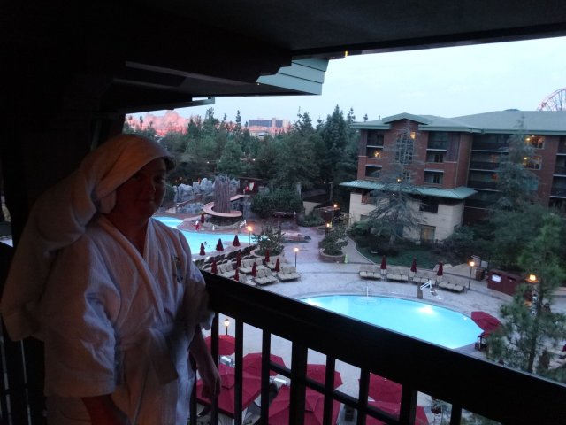 Melissa on balcony