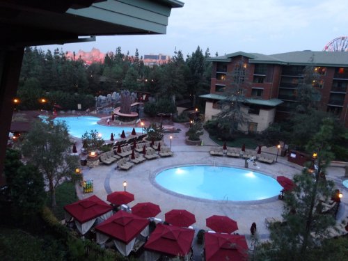 view from our balcony