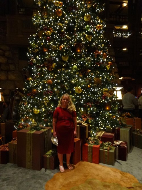 Melissa ready for her Christmas dance