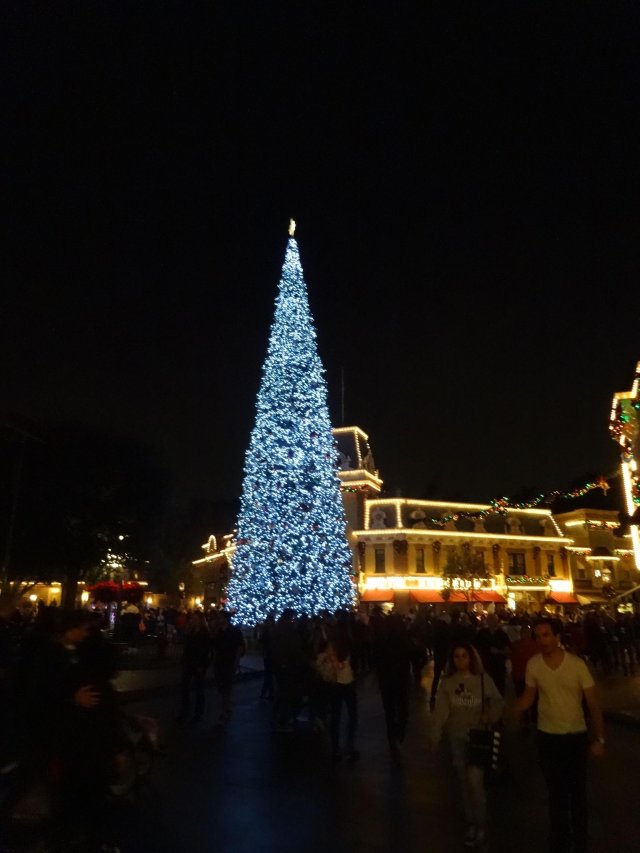 Christmas tree in Disneyland