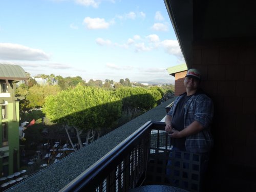 Jonny on te balcony