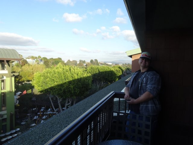Jonny on te balcony