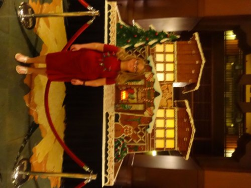 Melissa ready for Christmas dance