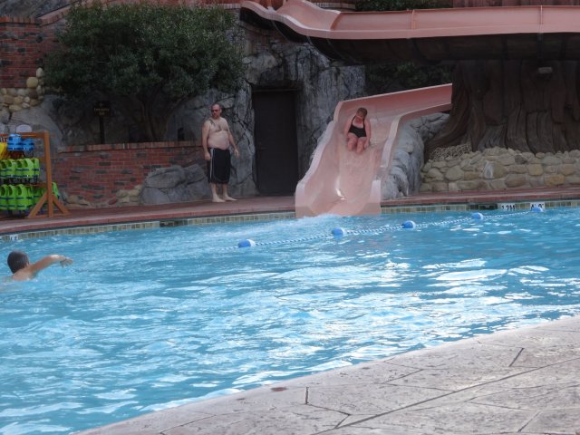 Melissa on slide