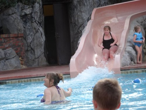 Melissa on slide