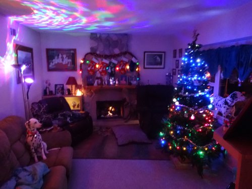 Christmas decorations in our house