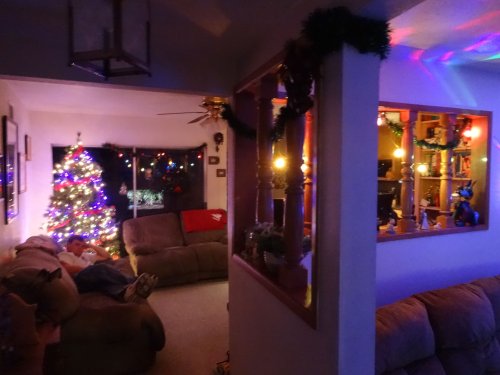 Christmas decorations in our house