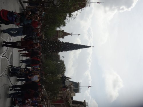 Christmas tree in Disneyland
