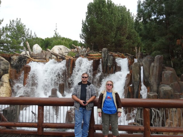 kids by the falls