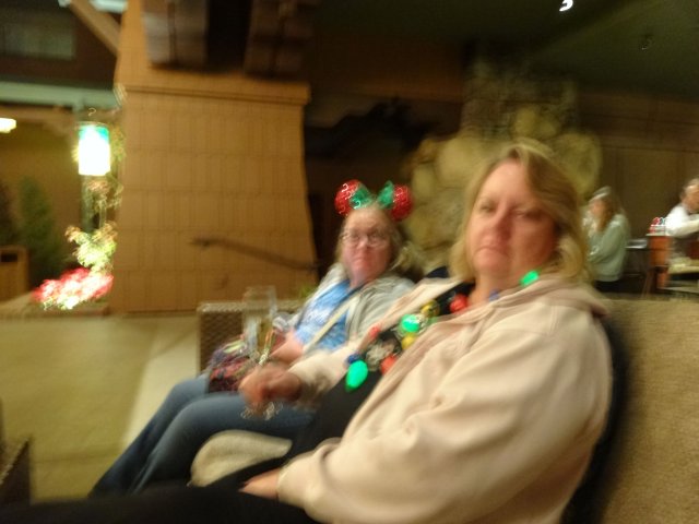 girls in concierge lounge