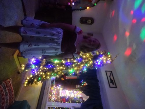 Missy ready for the Christmas dance