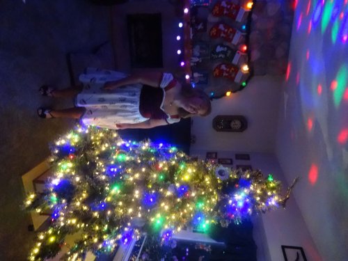 Missy ready for the Christmas dance