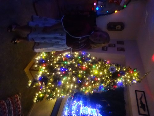 Missy ready for the Christmas dance
