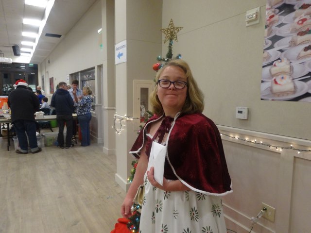 Missy ready for the Christmas dance