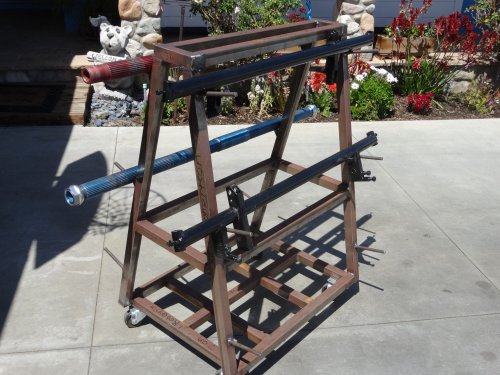axle rack that Jonny fabricated