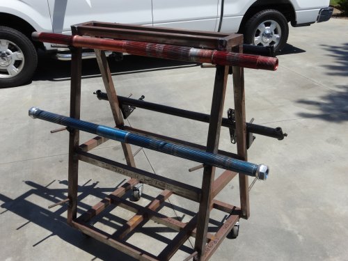 axle rack that Jonny fabricated