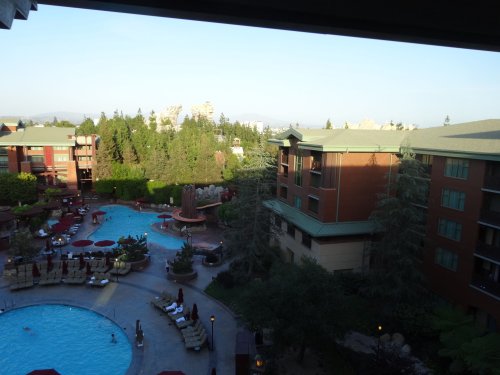 view from balcony