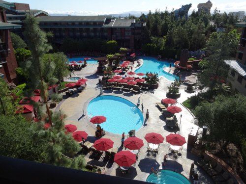 view from balcony