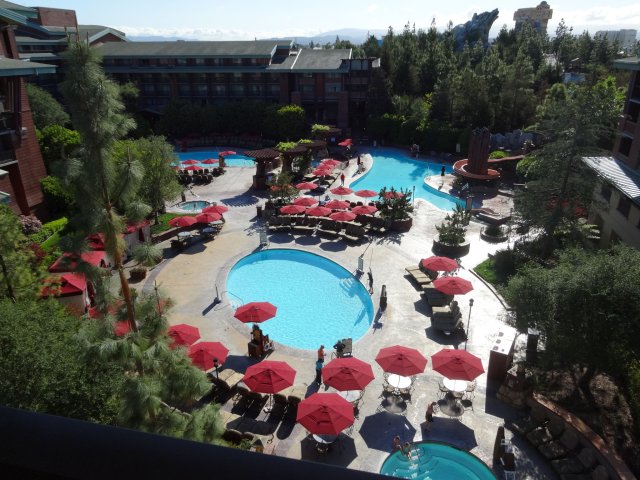 view from balcony