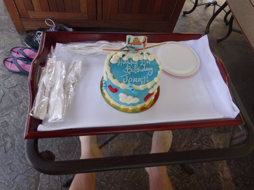 Jonny's birthday cake