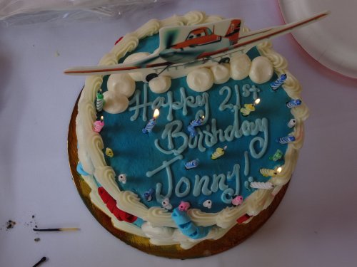 Jonny's birthday cake