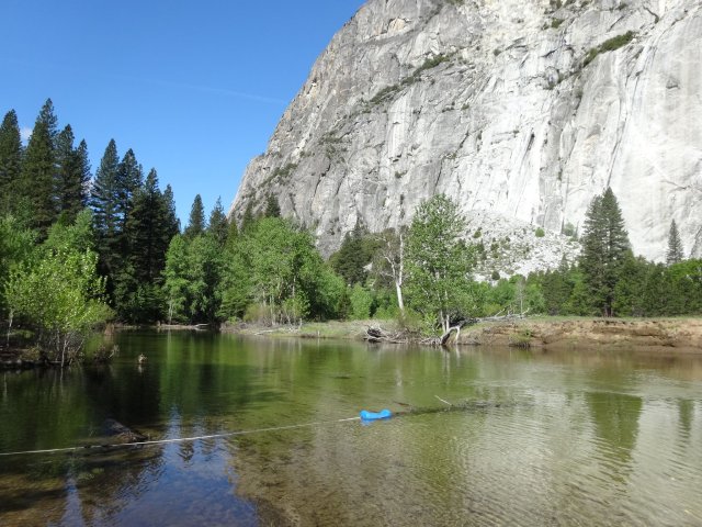 looking west on the Merced