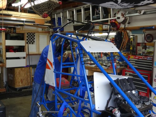 Jonny welding on chassis