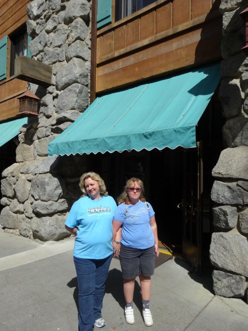 Mom and Missy at the Ahwahnee