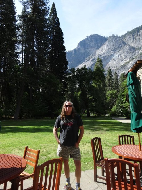 Dad at the Ahwahnee