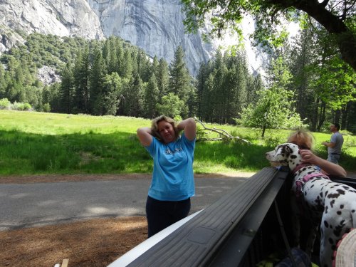 Mom posing