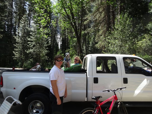 Kids in truck