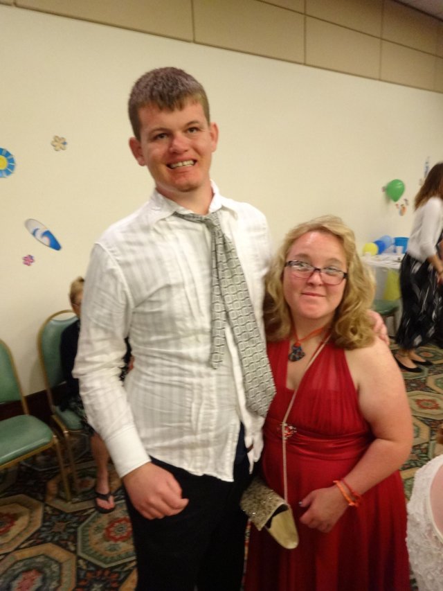 Jake and Melissa at the prom