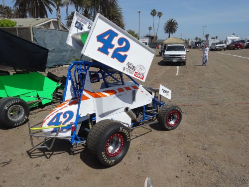 In the pits at Ventura Raceway