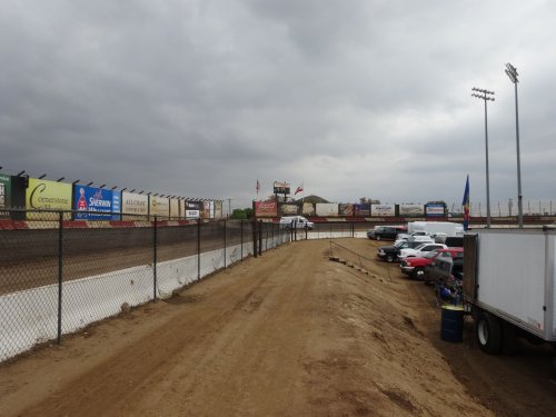 in the pits at Perris