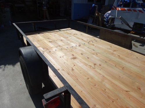 new floor in trailer