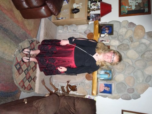 Melissa ready for the prom