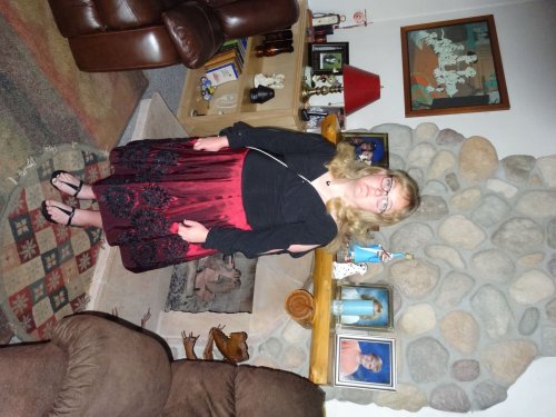 Melissa ready for the prom