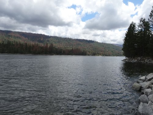Looking east at Bass Lake
