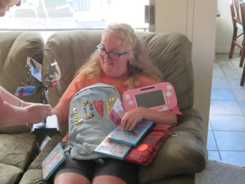 Melissa and presents