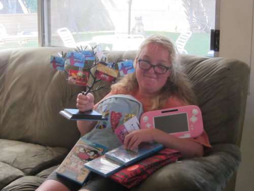 Melissa and presents