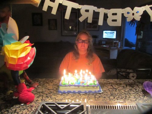 Melissa ready to make a wish